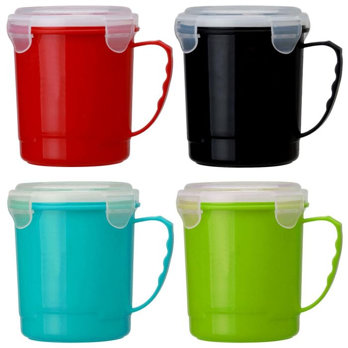 Cook Concept Taza Transporte Sopa 680 Ml Apta Microondas Colores Surtidos 2