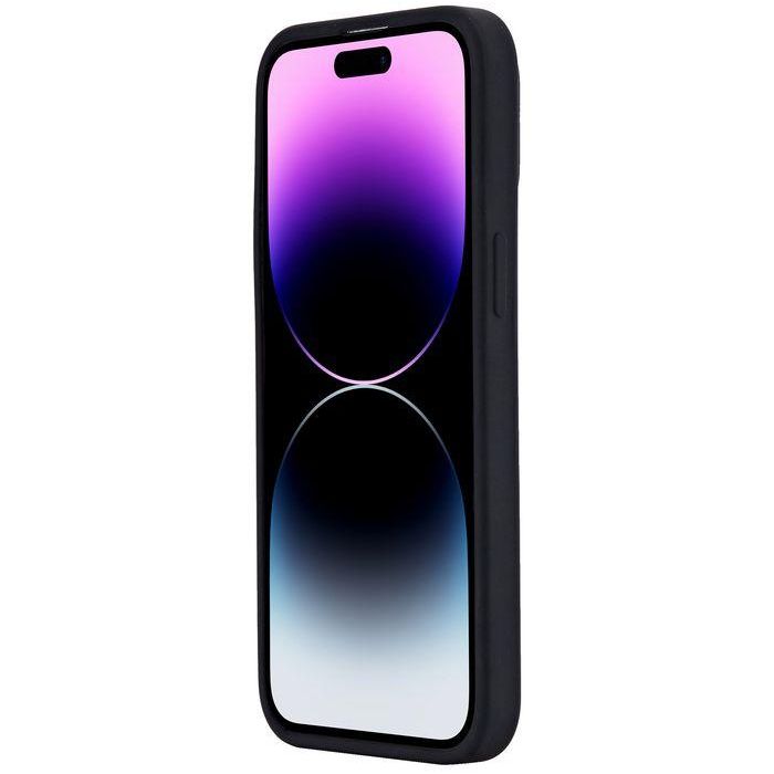 eSTUFF Funda de silicona magnética INFINITE ROME para iPhone 15 Pro Max - Negra - 81% material reciclado 2