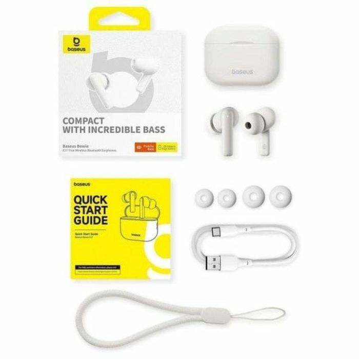 Auriculares Baseus Blanco 7