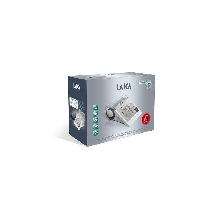 TENSIOMETRO DE BRAZO LAICA BM2605 BLANCO - PANTALLA LCD 8*7CM - MIDE PRESIÓN ARTERIAL/FRECUENCIA CARDIACA - BRAZALETE EXTRAGRANDE 3 TENSIOMETRO DE BRAZO LAICA BM2605 BLANCO - PANTALLA LCD 8*7CM - MIDE PRESIÓN ARTERIAL/FRECUENCIA CARDIACA - BRAZALETE EXTRAGRANDE 3