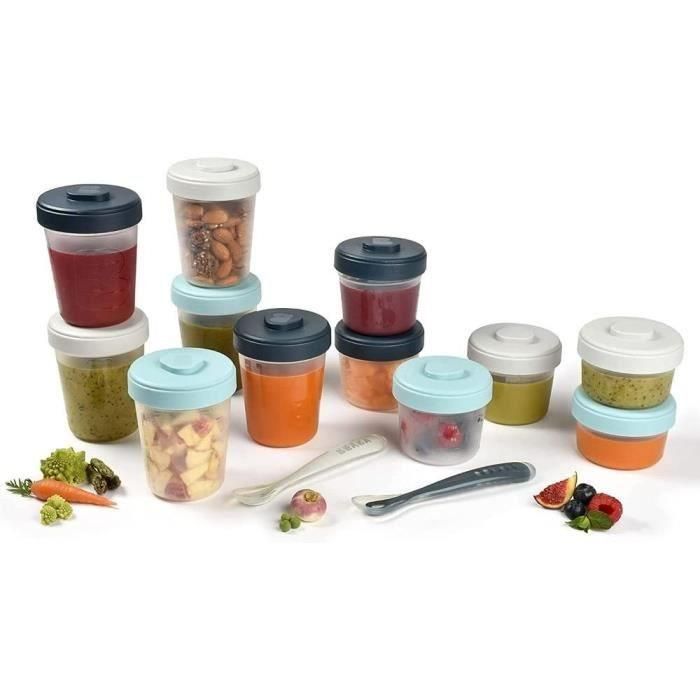 BEABA Pack comida 1st Storm (2x90ml + 4x150ml + 6x250ml + 2 cacitos 1ra edad) 1 BEABA Pack comida 1st Storm (2x90ml + 4x150ml + 6x250ml + 2 cacitos 1ra edad) 1