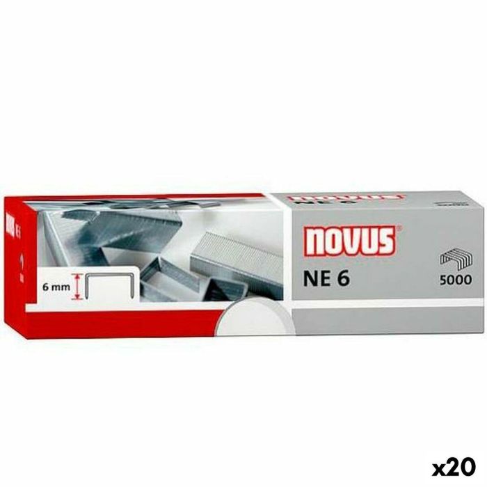 Grapas Novus NE 6 Electric 5000 Piezas (20 Unidades) 0 Grapas Novus NE 6 Electric 5000 Piezas (20 Unidades) 0