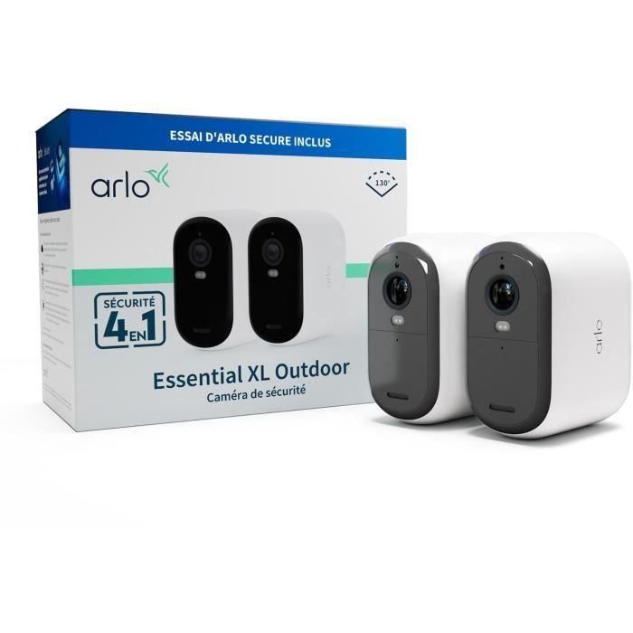 Pack 2 Cámaras - ARLO - FHD XL Essential2 - Exterior - Batería - Visión Nocturna 2 Pack 2 Cámaras - ARLO - FHD XL Essential2 - Exterior - Batería - Visión Nocturna 2