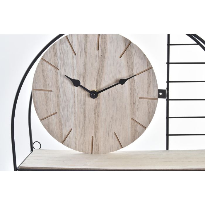 DKD Home Decor Estantería de Pared Urban Juego 4 Unidades, Colores Negro Marrón, Metal y Madera 60cm x 33cm x 10cm 1 DKD Home Decor Estantería de Pared Urban Juego 4 Unidades, Colores Negro Marrón, Metal y Madera 60cm x 33cm x 10cm 1