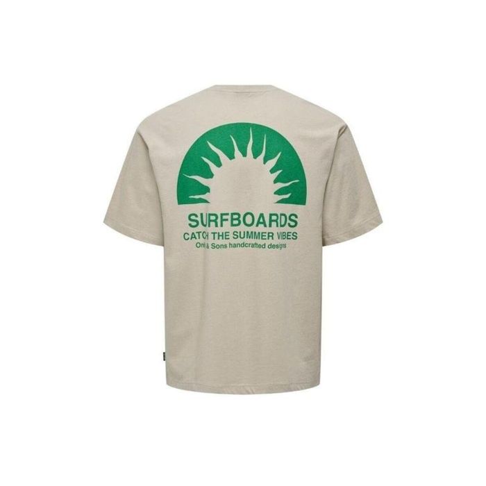 Camiseta de Manga Corta Hombre Only & Sons Onskasen Rlx Gris 1 Camiseta de Manga Corta Hombre Only & Sons Onskasen Rlx Gris 1