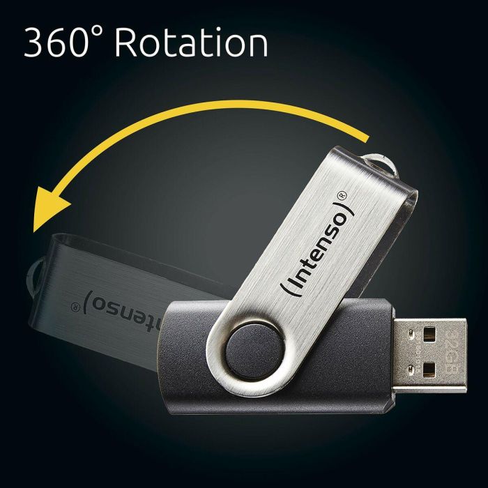 Memoria USB INTENSO Basic Line 32 GB Negro Plata 32 GB Memoria USB 9 Memoria USB INTENSO Basic Line 32 GB Negro Plata 32 GB Memoria USB 9