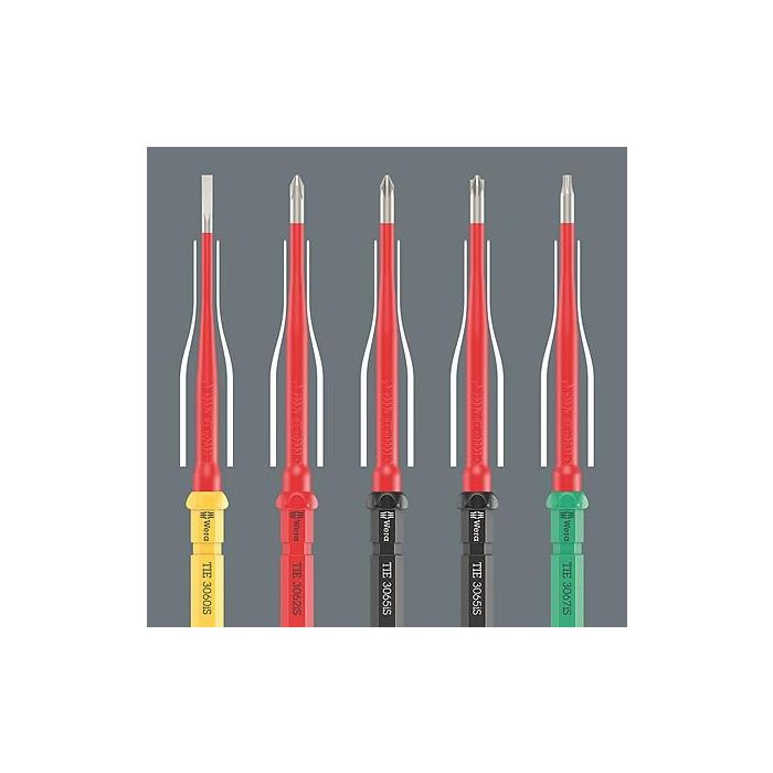 Wera 05006631001 Kraftform Kompakt VDE Stainless 17 extra slim 1 Juego de destornilladores (17 piezas) 7