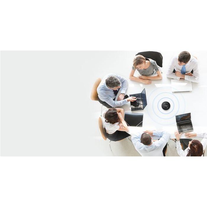 Vivolink VLSP20 Altavoz de Conferencia Bluetooth con 6 Micrófonos Omnidireccionales 360°, Sonido HD, USB y Alcance 5-7m 1