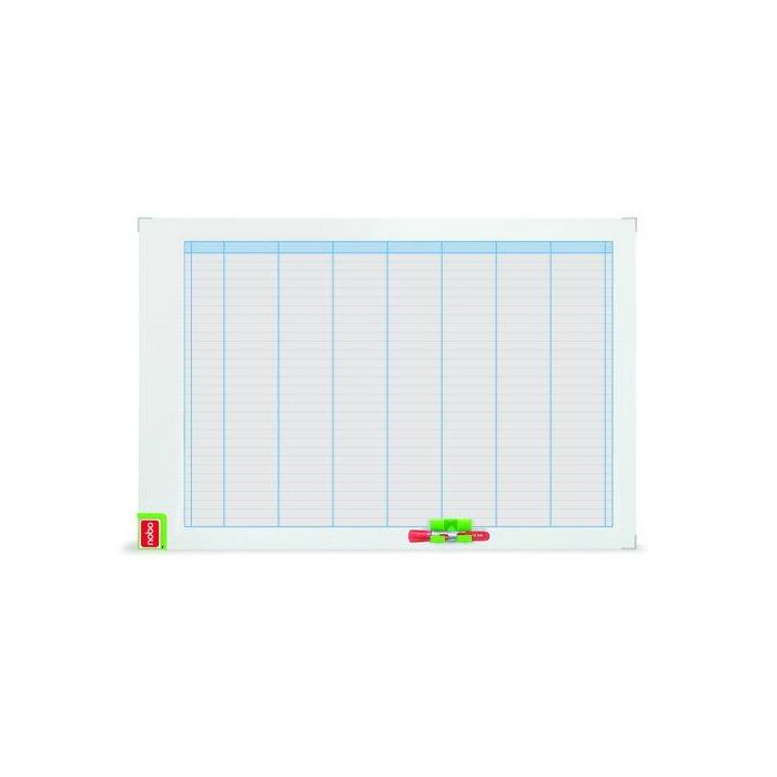 Nobo Planning magnético Performance semanal 71x103 cm borrado en seco, incluye kit de imanes