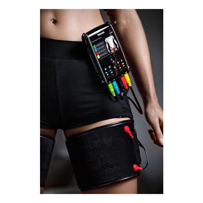 Beurer EM-95 Electroestimulador Digital EMS con Bluetooth para Abdomen, Brazos y Piernas, 20 Programas, 4 Canales 5 Beurer EM-95 Electroestimulador Digital EMS con Bluetooth para Abdomen, Brazos y Piernas, 20 Programas, 4 Canales 5