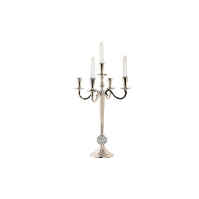 Candelabro Glam DKD Home Decor Plateado 30 x 47 x 30 cm 3