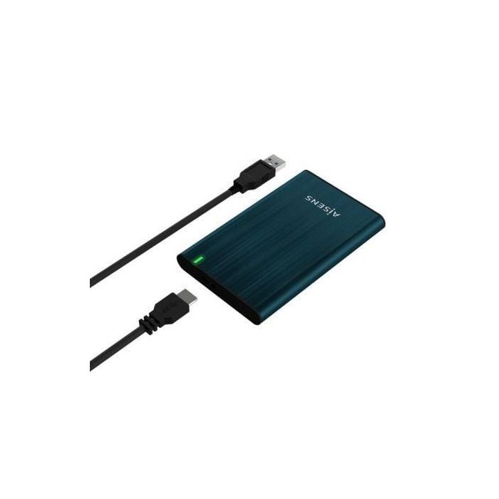 Aisens ASE-2525PB Caja Externa para Disco Duro 2.5" USB 3.0 SATA, sin Tornillos, Aluminio, UASP, Compatible SSD, Azul 2 Aisens ASE-2525PB Caja Externa para Disco Duro 2.5" USB 3.0 SATA, sin Tornillos, Aluminio, UASP, Compatible SSD, Azul 2
