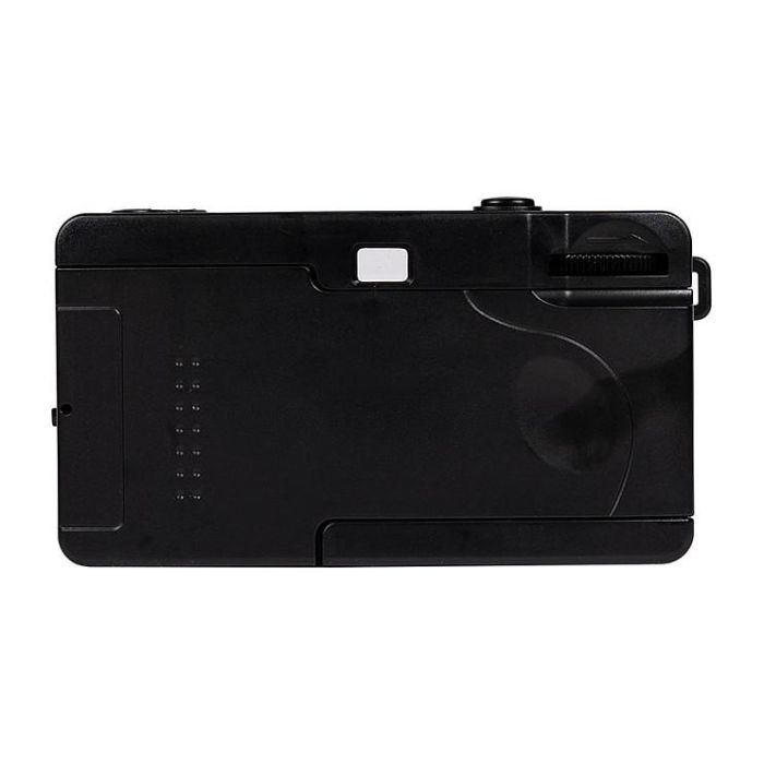 Ilford Sprite 35 II - Cámara Analógica Compacta de 35 mm, Negro y Plata, con Flash Integrado