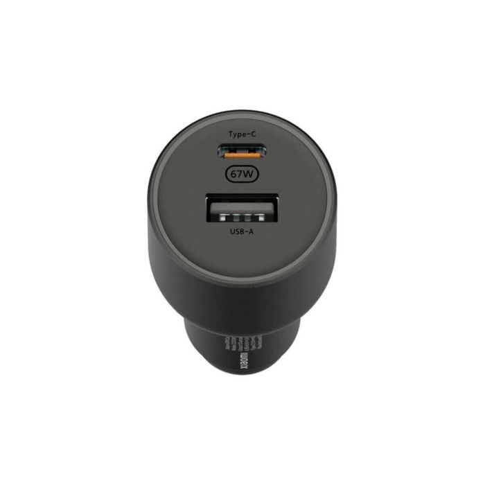 Cargador de Coche USB Universal + Cable USB C Xiaomi 67W Negro 1