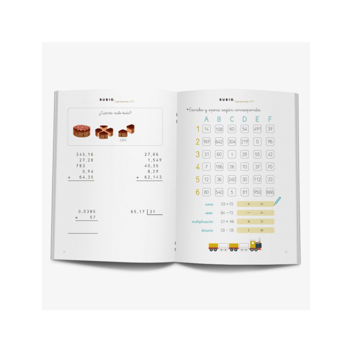 Rubio Cuaderno de problemas nº 6 para desarrollo intelectual y complemento educativo 3