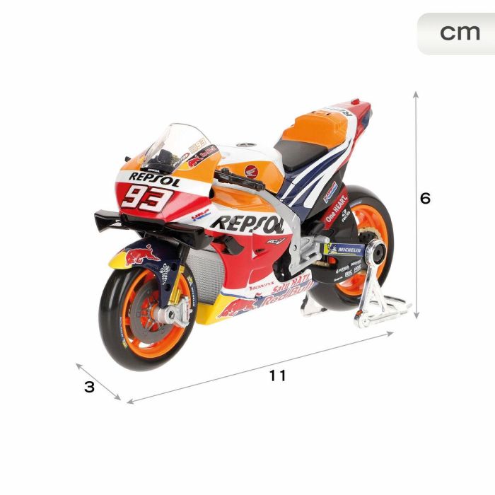 Motocicleta Maisto 11 x 6 x 3 cm 3 Motocicleta Maisto 11 x 6 x 3 cm 3
