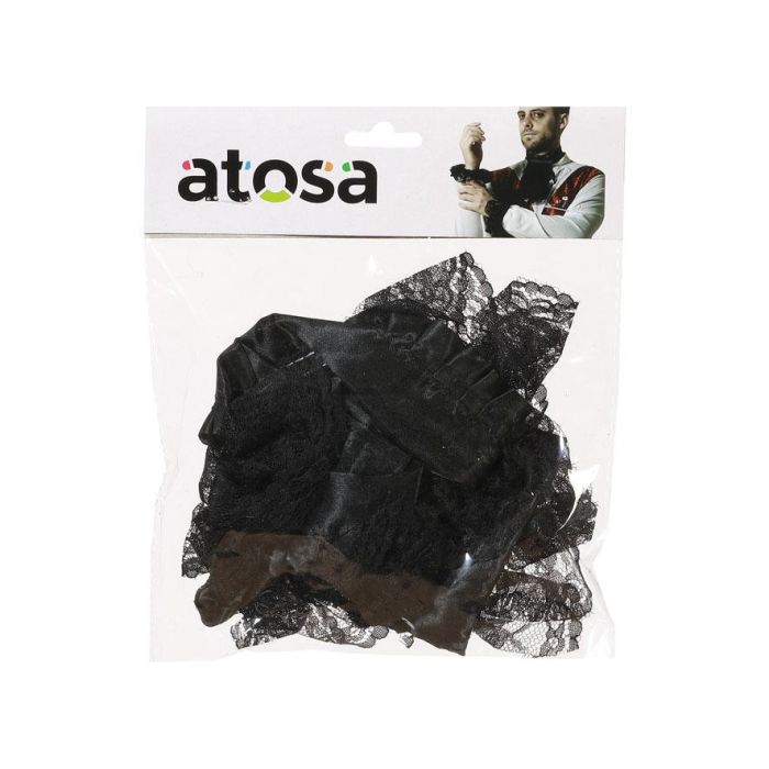 Set Accesorios Vampiresa Negro Halloween 2