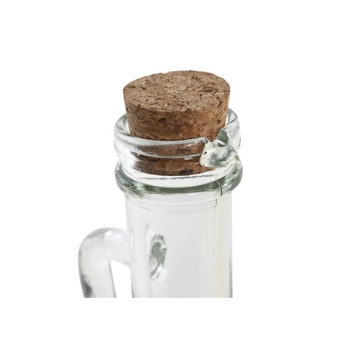 DKD Home Decor Aceitera Vinagrera Básicos - Set de 2 Recipientes de Cristal y Corcho de 320ml, Transparente y Natural para Cocina 2 DKD Home Decor Aceitera Vinagrera Básicos - Set de 2 Recipientes de Cristal y Corcho de 320ml, Transparente y Natural para Cocina 2