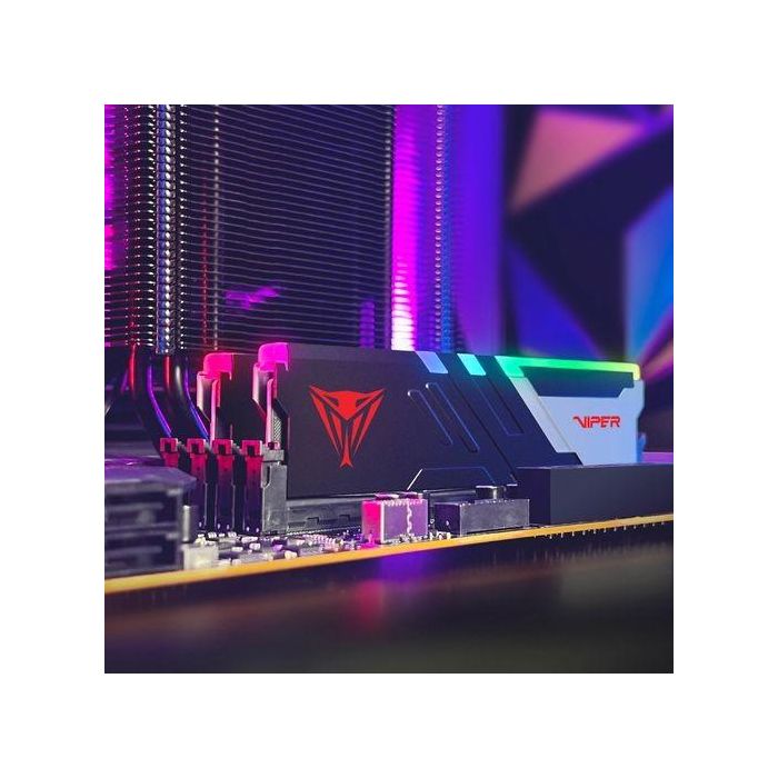 Patriot PVVR564G560C40K Viper Venom RGB DDR5 64 GB (2x 32 GB) 5600 MHz Dual-Kit Intel XMP Negro 6 Patriot PVVR564G560C40K Viper Venom RGB DDR5 64 GB (2x 32 GB) 5600 MHz Dual-Kit Intel XMP Negro 6