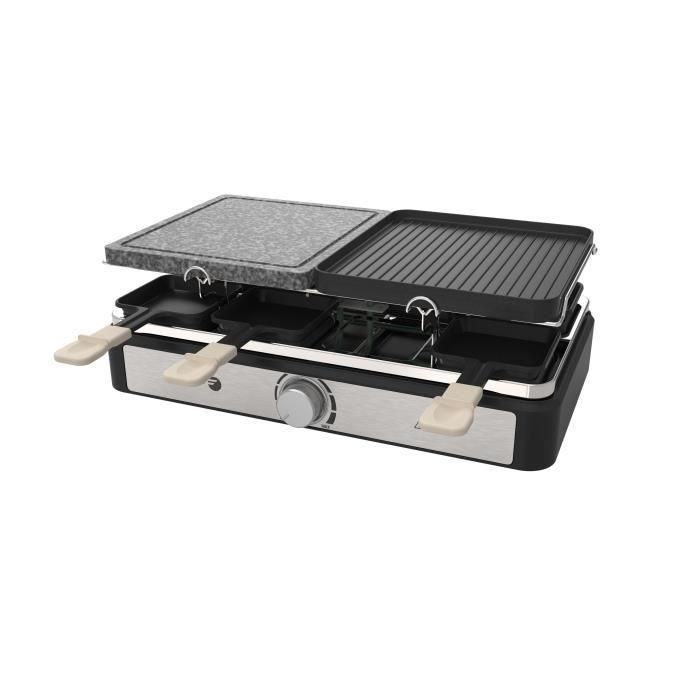 Raclette/Grill - FAGOR - FGRG8 - 8 personas - Piedra para cocinar - 1400W - Termostato regulable Raclette/Grill - FAGOR - FGRG8 - 8 personas - Piedra para cocinar - 1400W - Termostato regulable