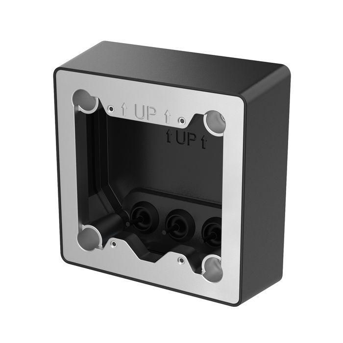 Axis Caja trasera back box TI8602 para montaje de panel exterior videoportero IP, IK10 IP69 2 Axis Caja trasera back box TI8602 para montaje de panel exterior videoportero IP, IK10 IP69 2