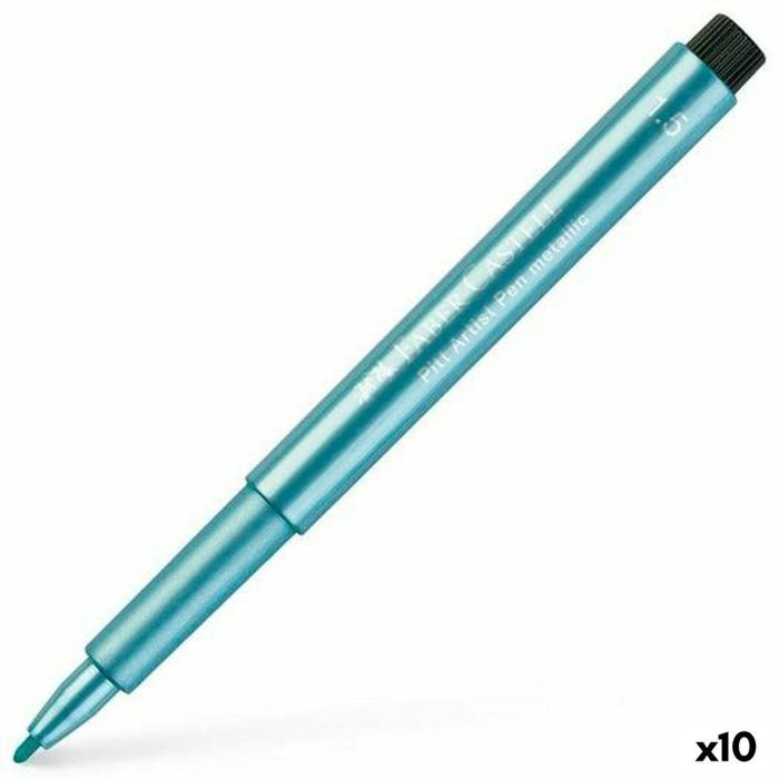 Rotuladores Faber-Castell Pitt Artist Metalizado (10 Unidades) Rotuladores Faber-Castell Pitt Artist Metalizado (10 Unidades)