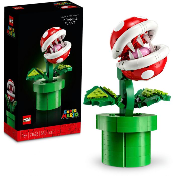 LEGO 71426 Super Mario Planta Piraña: Figura Articulada con Tubo y 2 Piezas, Modelo para Adultos 13 LEGO 71426 Super Mario Planta Piraña: Figura Articulada con Tubo y 2 Piezas, Modelo para Adultos 13