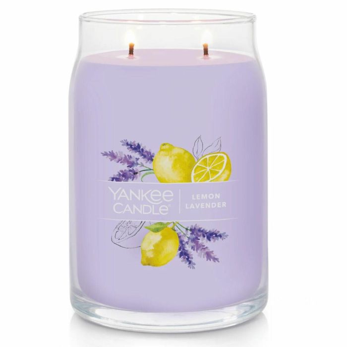 Yankee Candle Signature Large Jar Vela Aromática Limón Lavanda 567 gr 11