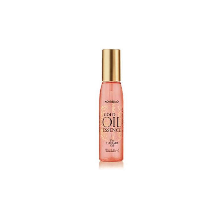 Montibel·Lo Gold Oil Essence Tsubaki 130 ml - Aceite Antienvejecimiento Cabello, Nutrición, Brillo y Protección Color Sin Aclarado