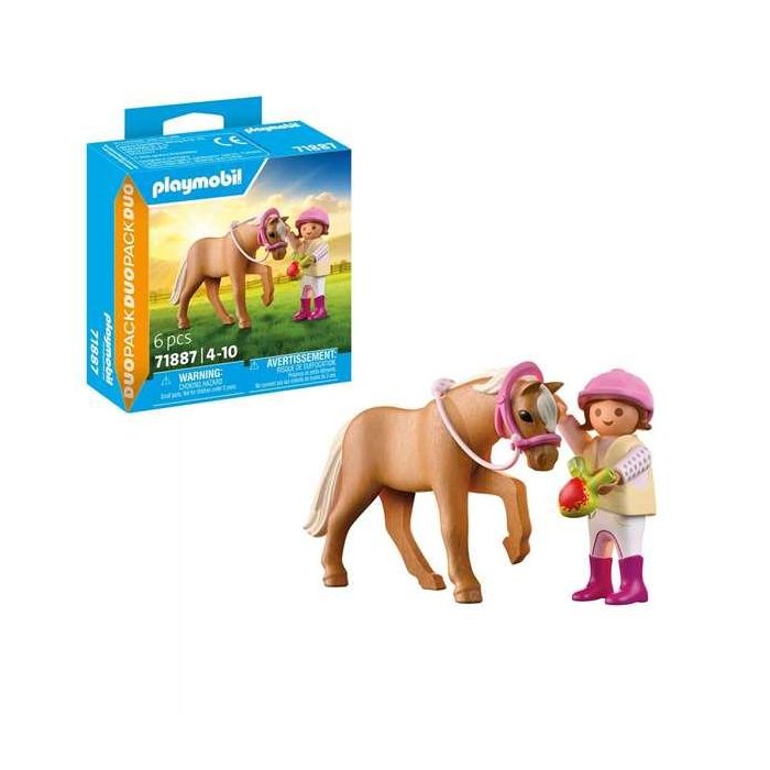 Niña con poni playmobil 2