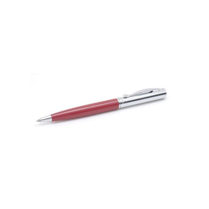 Boligrafo Inoxcrom Vista Metalico Lacado Rojo Brillo