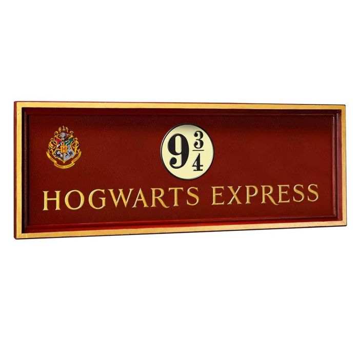 The Noble Collection Placa del andén 9 3/4 Harry Potter - Madera 56x20 cm