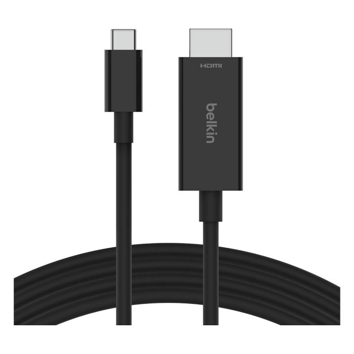Belkin AVC012bt2MBK Cable USB C a HDMI 2.1, 2m, Resolución 8K 60Hz, HDR10+, Negro 0 Belkin AVC012bt2MBK Cable USB C a HDMI 2.1, 2m, Resolución 8K 60Hz, HDR10+, Negro 0