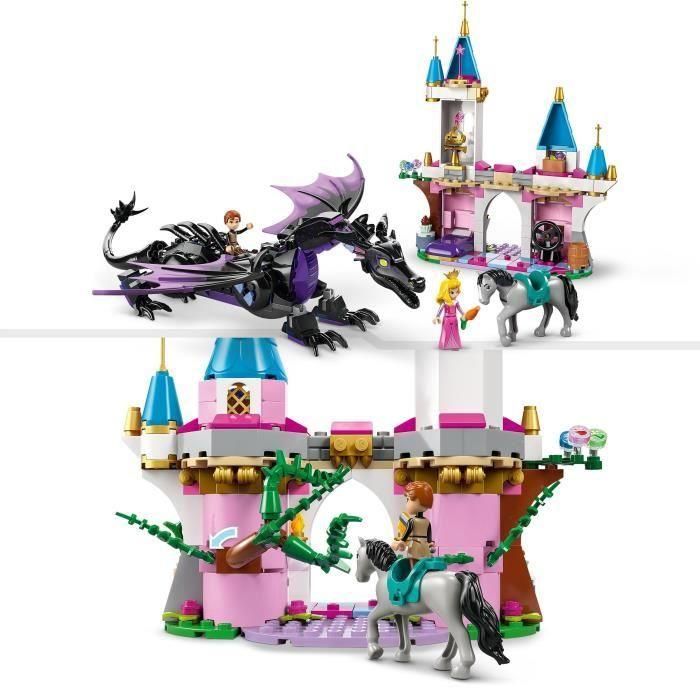 Lego | Princesas Disney 43240 Maléfica como dragón, juguete para fans de los dibujos animados 2