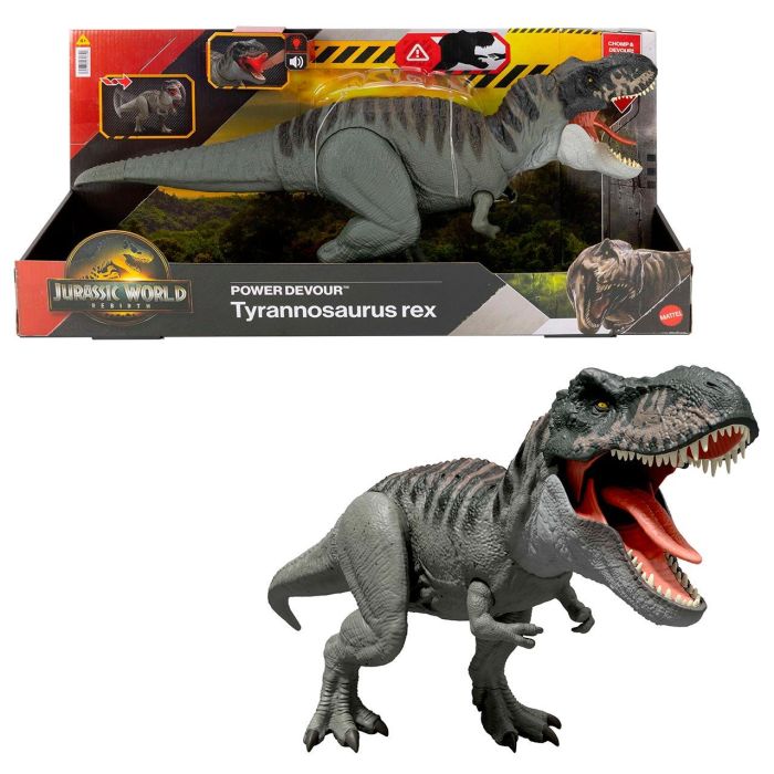 Mattel Jch02 Jurassic World Dinosaurio T-Rex Ataca Figura de Acción para Niños +4 años Mattel Jch02 Jurassic World Dinosaurio T-Rex Ataca Figura de Acción para Niños +4 años