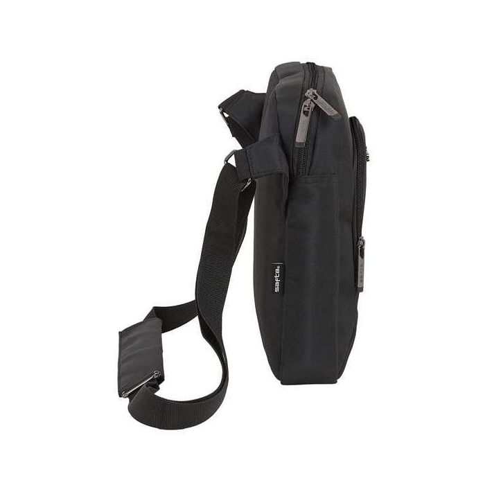 Safta Bandolera para tablet 10,6" Business, Negra, Nylon 900D GUCCI + Cuero PVC
