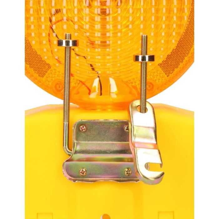 Edm Baliza de Señalización LED para Obras, 2 Leds 0,05W 6000-8000lm, Intermitente/Fijo, IP42, con Gancho y Anclaje Metálico 5 Edm Baliza de Señalización LED para Obras, 2 Leds 0,05W 6000-8000lm, Intermitente/Fijo, IP42, con Gancho y Anclaje Metálico 5
