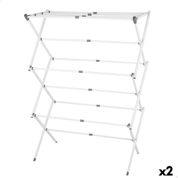 Tendedero Max Home Metal 75 X 104 X 37 CM (2 Unidades)