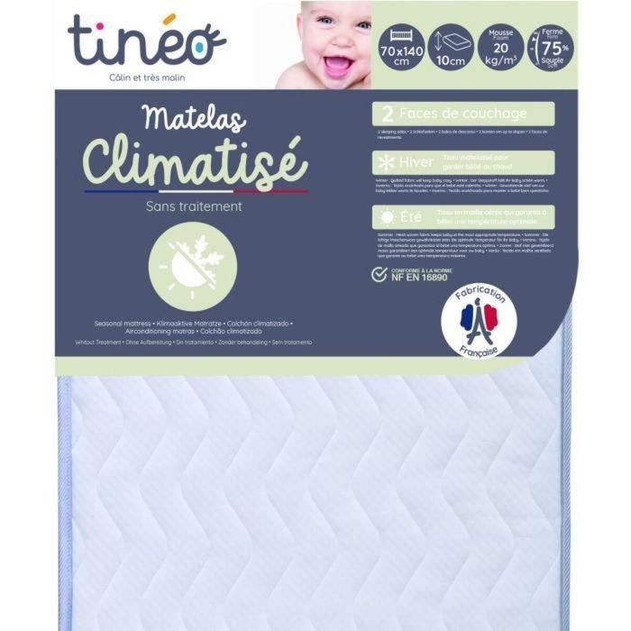 Tineo TIN3275054961141 Colchón de Bebé Climatizado 70x140 cm, Grosor 11 cm 5