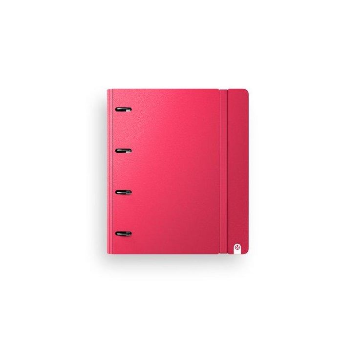 Carpebloc Carchivo Foam Style Pp A4+ 4 An.Mixtas 35Mm Con Rec. 100 Hj. Cuadric.4X4 Rojo