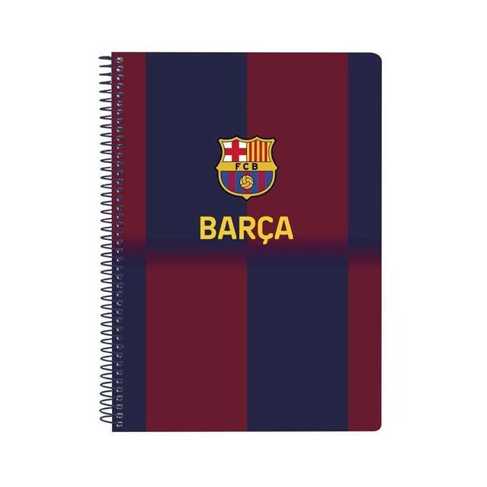 Safta Cuaderno Espiral Cuarto 80 Hojas 60 gr Cuadriculado 4mm Tapa Extradura F.C. Barcelona 1ª Equipación 25/26 Safta Cuaderno Espiral Cuarto 80 Hojas 60 gr Cuadriculado 4mm Tapa Extradura F.C. Barcelona 1ª Equipación 25/26