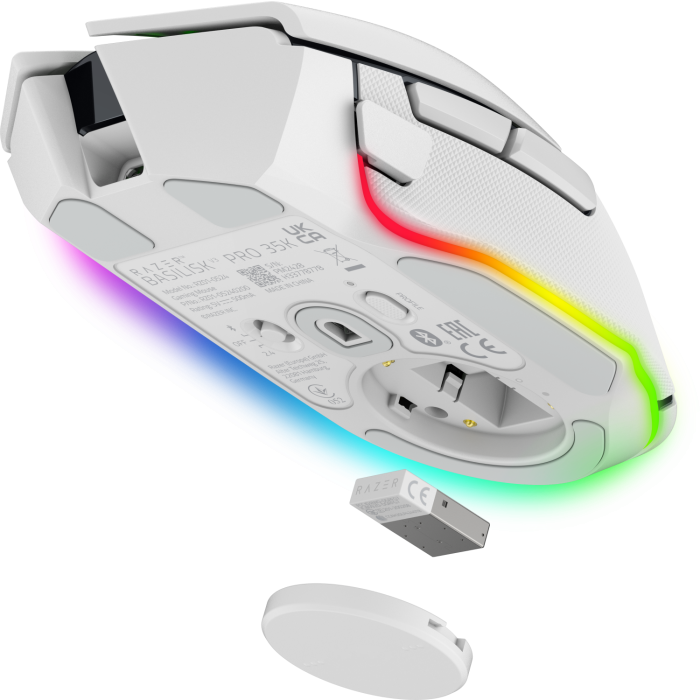 Raton Razer Basilisk V3 Pro 35K Blanco (RZ01-05240200-R3G1) 2