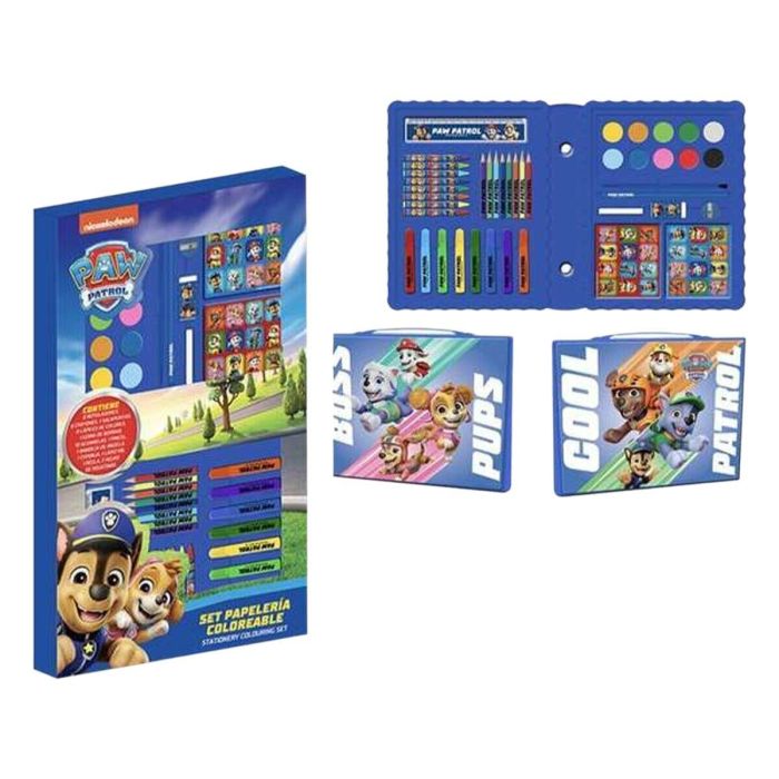 Set papelería coloreable caja paw patrol 26.7 x 45.3 x 3.0 cm Set papelería coloreable caja paw patrol 26.7 x 45.3 x 3.0 cm