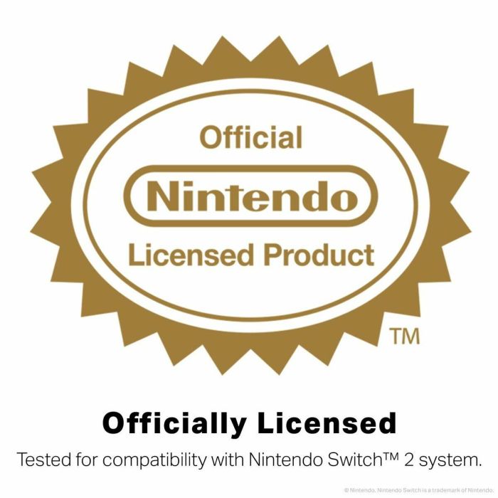 Power A 617885153310 Gamepad Nintendo Switch 2 - Reino Champiñón - Con Cable - Alimentación A 9