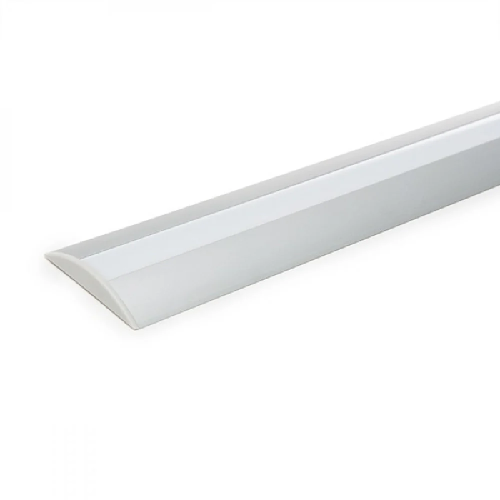 Greenice Perfil Aluminio LLE-ALP021 para Tira LED Difusor Opal x 2 Metros 1