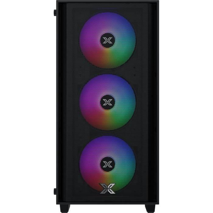 XIGMATEK XIG4711409542270 Caja PC NYX Air II Negra Mini torre Formato Micro-ATX Sin fuente de alimentación 1