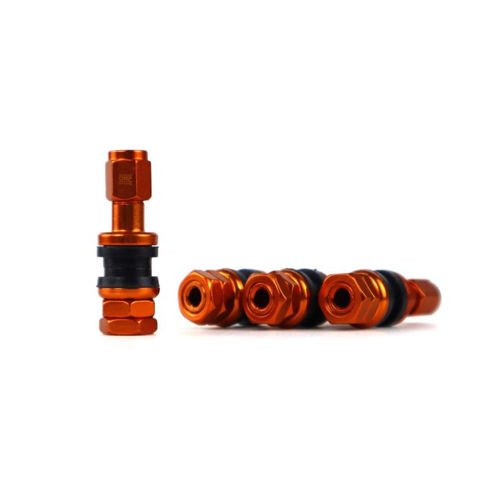 Válvula OMP Naranja Aluminio 4 uds 4 Válvula OMP Naranja Aluminio 4 uds 4