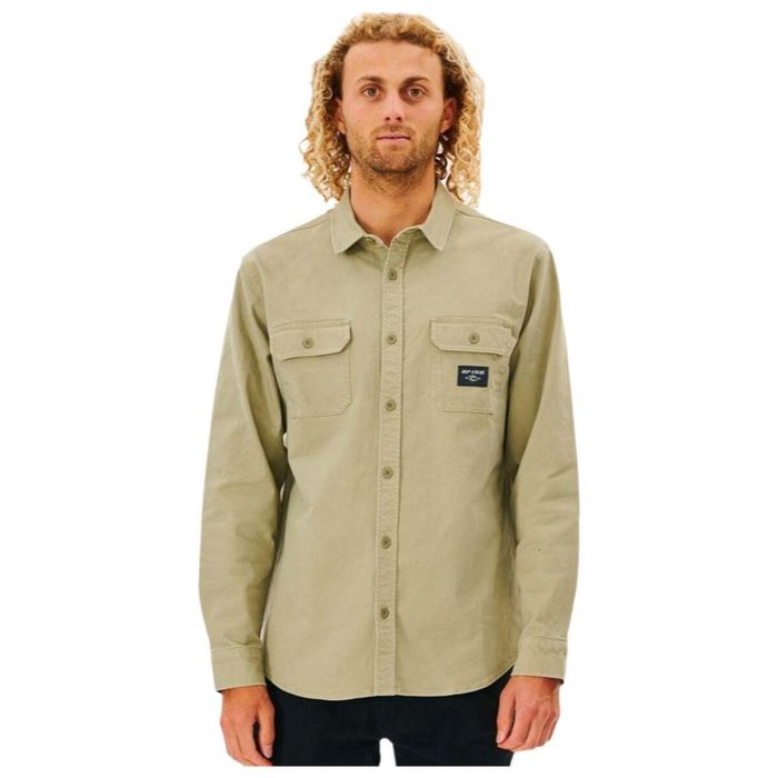 Camisa de Manga Larga Hombre Rip Curl Epic Beige 0 Camisa de Manga Larga Hombre Rip Curl Epic Beige 0