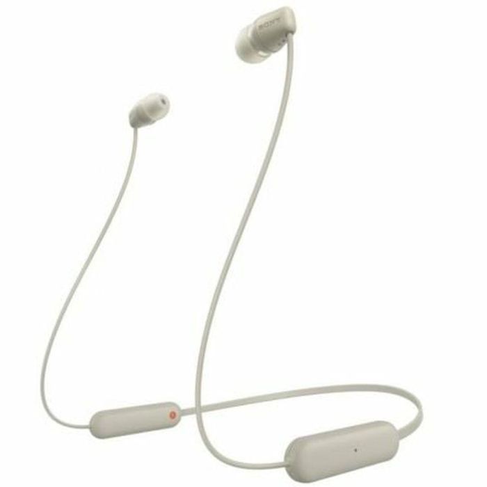 Auriculares Bluetooth Sony WI-C100 Beige Auriculares Bluetooth Sony WI-C100 Beige