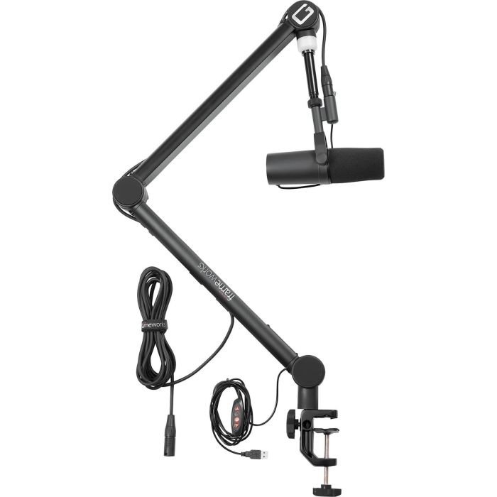 Soporte De Micro Profesional Sobremesa Con Luz ?On-Air? 2